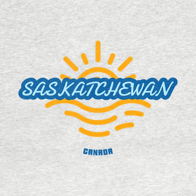 Sunny Saskatchewan, Canada by Canada Tees